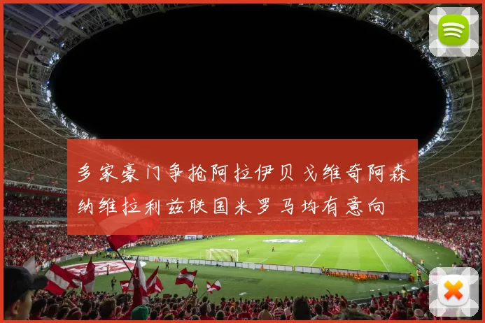 多家豪门争抢阿拉伊贝戈维奇阿森纳维拉利兹联国米罗马均有意向