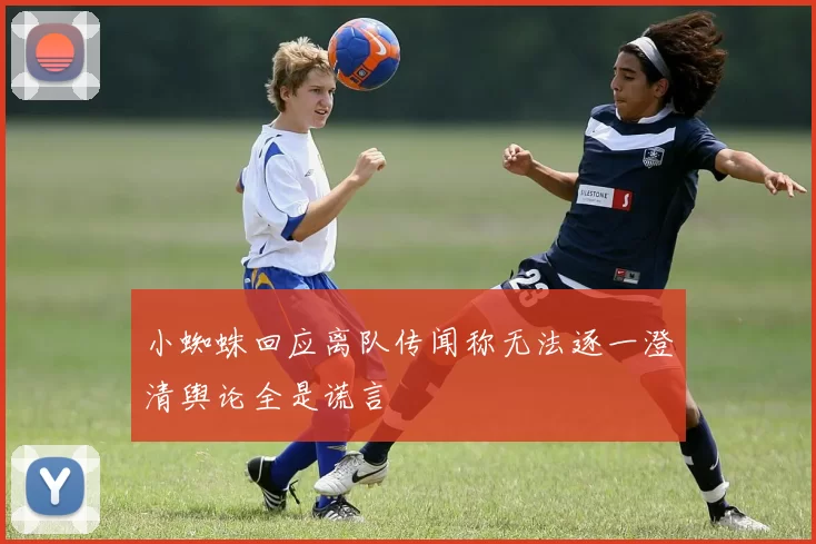 小蜘蛛回应离队传闻称无法逐一澄清舆论全是谎言